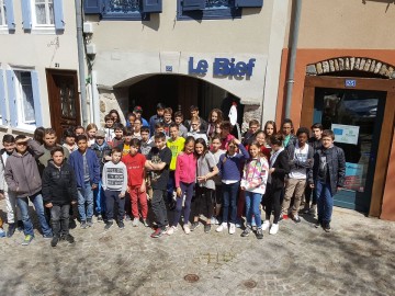 Ateliers sérigraphie au centre culturel Le Bief à Ambert