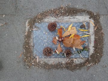 Land art mandala