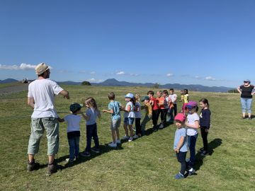 L’après-midi des GS/CP lors de la sortie d’école à Gergovie