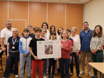 Présentation à la mairie d’Aubière